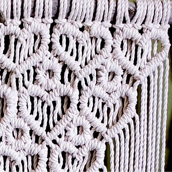 Heart Macrame Wall Hanging 🤍 - Picture 3 of 4